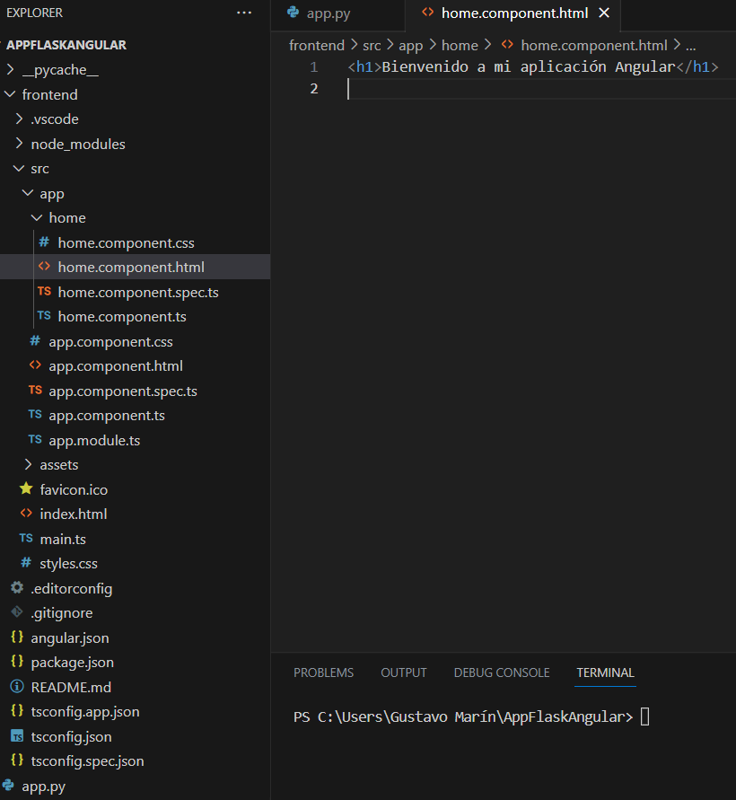 Creación de una Aplicación Web con Flask y Angular