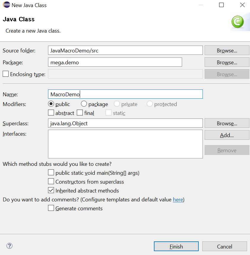 Cómo crear una Macro para Hopex utilizando Java