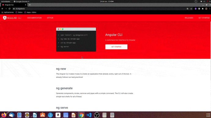 Instalación de Angular