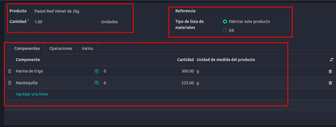 ista de materiales 1